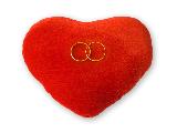 heart ring pillow