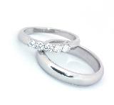 platinum diamond ring set