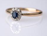 saphire wedding ring